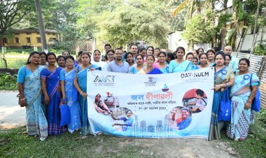 মঙলদৈত জল দীপাৱলী উদযাপন