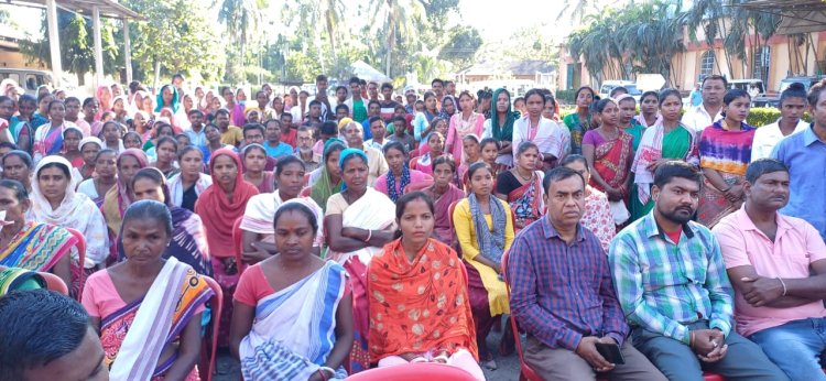 চিকনমাটি বাগিচাত   মন্ত্ৰী সঞ্জয় কিশান