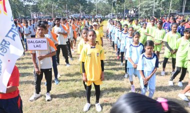 দৰঙত খেল মহাৰণৰ জিলা পৰ্যায়ৰ প্ৰতিযোগিতাৰ শুভ উদ্বোধন