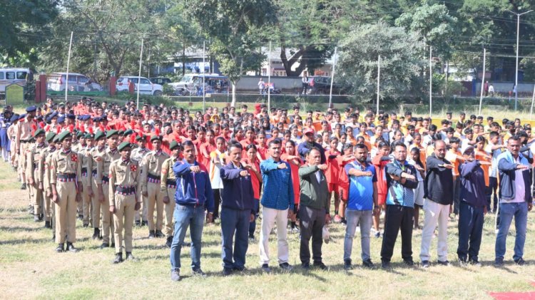 দৰঙত খেল মহাৰণৰ জিলা পৰ্যায়ৰ প্ৰতিযোগিতাৰ শুভ উদ্বোধন