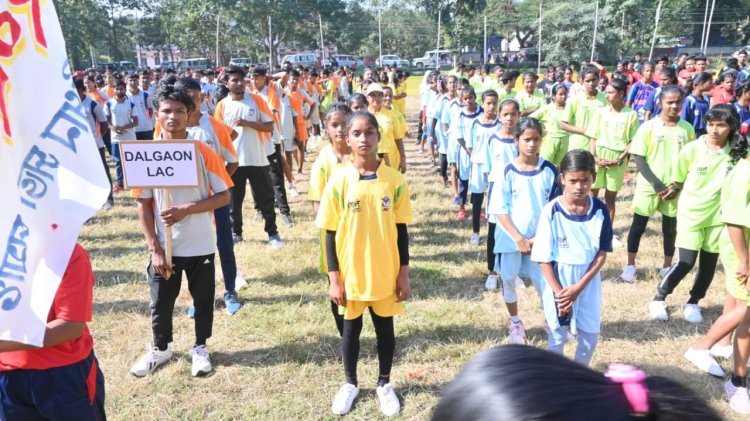 দৰঙত খেল মহাৰণৰ জিলা পৰ্যায়ৰ প্ৰতিযোগিতাৰ শুভ উদ্বোধন