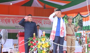 দৰঙত ৭৮ সংখ্যক স্বাধীনতা দিৱস উদযাপন