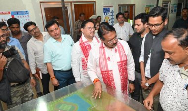 দৰঙত উন্নয়নৰ বুজ ল'লে কেন্দ্ৰীয় মন্ত্ৰী হৰ্ষ মালহোত্ৰাই