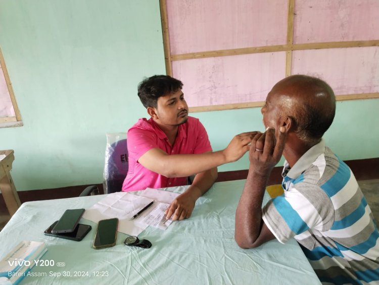 দেওমৰনৈ বি.এড.মহাবিদ্যালয়ত বিনামূলীয়া চিকিৎসা শিবিৰ 