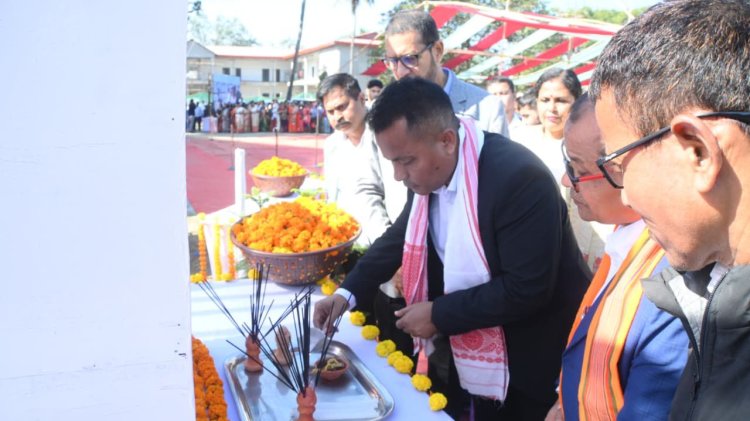 দৰঙতো অসম আন্দোলনৰ শ্বহীদলৈ গভীৰ শ্ৰদ্ধাঞ্জলি